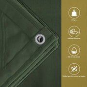 Dekzeil Opulence - 200x300cm - Waterdicht - Voor Luifel, Tent, Auto, Boot & Dak - Zwaar - Camping & bescherming - Groen