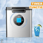 Bolt Edge IJsblokjesmachine - 2,5L - Timer Functie - 15kg/24u - 9 Blokjes/6min - PRO