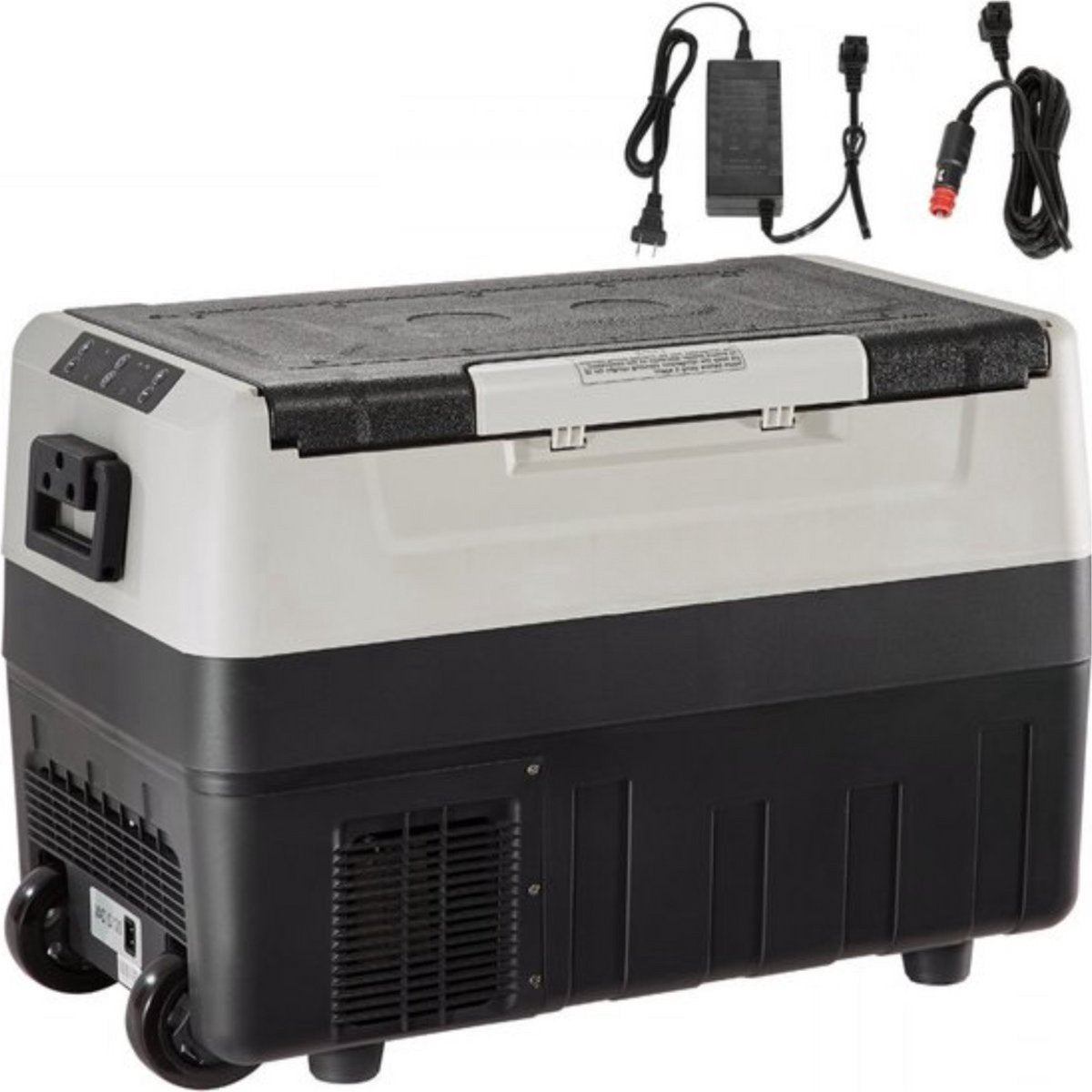 Auto Koelbox - Koelbox - Frigobox - Koelelementen - 45L - 12/24V - Verrijdbaar - Voor Camper, Boot & Outdoor Gebruik