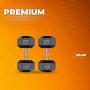 Halterset - Gewichten - Halters - Voor Krachttraining & Thuisfitness - Compacte Stalen Dumbbells van 10 kg - Set van 2