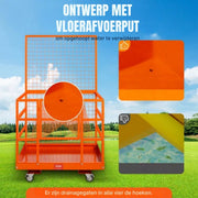 Heftruck Platform - Veiligheidsmand 635kg - Oranje - Voor Heftruck - Incl. Accessoires