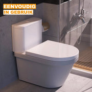 Toiletbril Vaylen - Softclose Toiletbril Wit met Snelsluiting - Duuroplastisch Antibacterieel Toiletdeksel