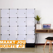 Bolt Edge Kledingkast - Opvouwbaar - Kledingrek - Organizer - Garderobekast - 165x148x35cm