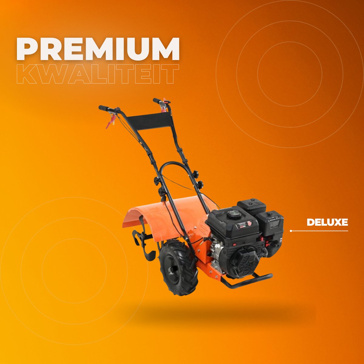 Verticuteermachines - Tuinfrees Cultivator - Benzine - Gazonbeluchter - Verticuteren machinen - 4 Takt - Verticuteerder - Oranje/Zwart