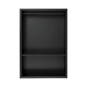 Douchenis - Inbouwnis - Voor badkamerwand - 2-laags wandnis met LED-verlichting - Stijlvol en functioneel - Buitenformaat 33,3*48,5*10 cm