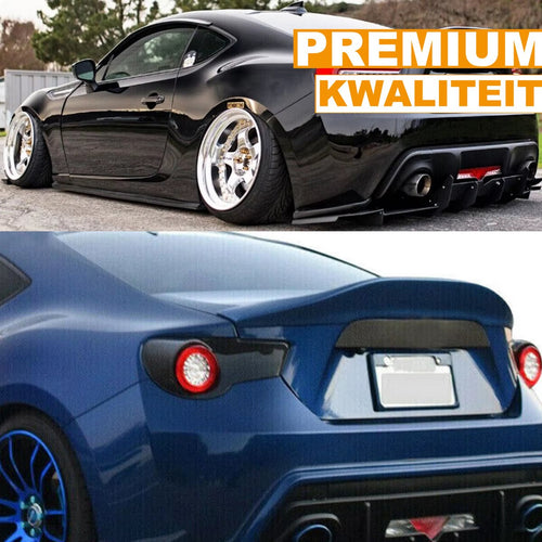 Achterspoiler Turbo - Voor Subaru BRZ/FR-S/Toyota GT86 (2013-2020)- L-Stijl - Zwart -