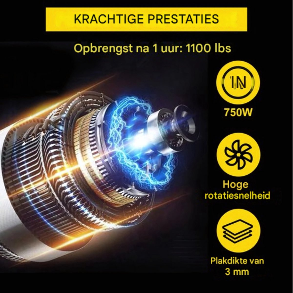 Elektrische Vlees en groentesnijmachine - Gehaktmolen - Vleesmolen - Snijmachine - 750W RVS - Met wieltjes - Keukenapparaat