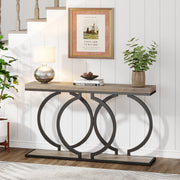 Consoletafel Giggs - Haltafel - 140cm - Wandtafel - Gang of woonkamer - Donkerbruin