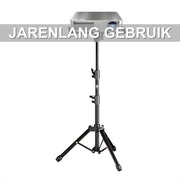 Projectorstatief - Laptopstatief – Opvouwbaar Statief met Plateau - Voor Studio, Presentatie - Staand Computerbureau - Hoogte 90 cm - Zonder wielen