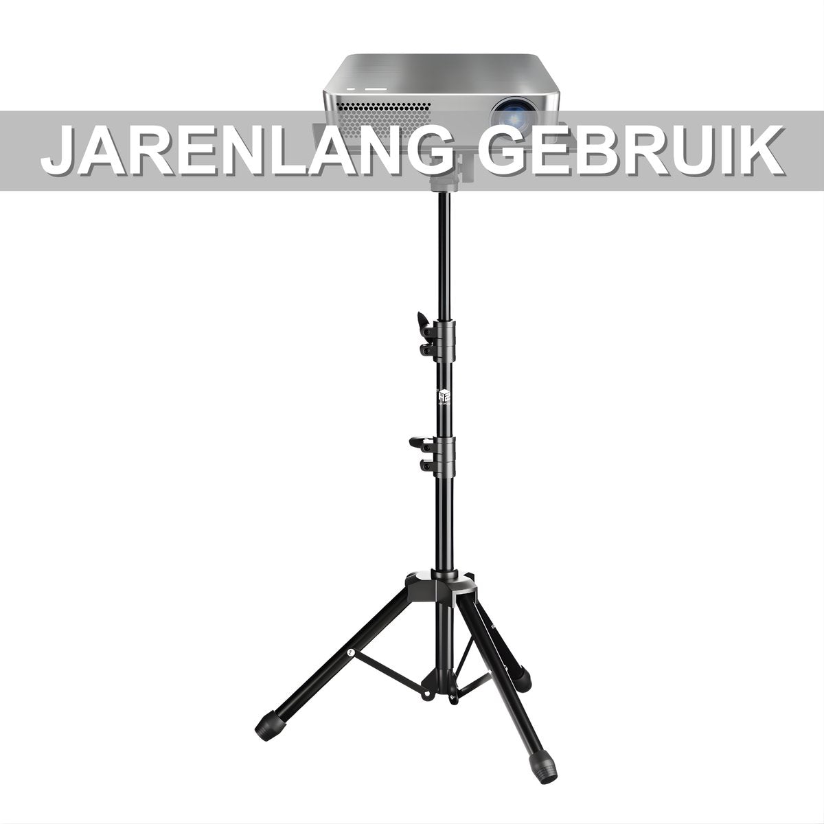 Projectorstatief - Laptopstatief – Opvouwbaar Statief met Plateau - Voor Studio, Presentatie - Staand Computerbureau - Hoogte 90 cm - Zonder wielen