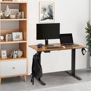 Elektrisch zit sta bureau Deluxe - Verstelbaar - 140x70cm - Voor Thuis en op Kantoor - In Hoogte Verstelbaar - Geheugenbediening
