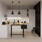 Bartafel - Industrieel - Hout en metaal - Rechthoekig - 100x40x100cm