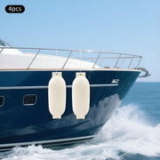 Stootwillen - Bootstootkussen - Boot bumpers – Voor bescherming van boot en kade – 4-pack - 68×21 cm - Marineblauw