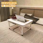 Opvouwbare Campingtafel - Elvo - Lichtgewicht Aluminium - 2 In Hoogte Verstelbare Poten - Draagbare Picknicktafel voor Feestjes