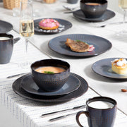 Zafiro Serviesset - 16 delig - 4 persoons - Donkergroen - Dinerborden - Bordenset - Diepe borden - Ontbijtborden - Servies - Keukenservies