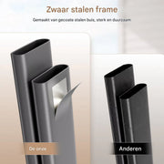 Metalen Buitenstoelenset - Tuinstoelen - Tuintafel stoelen - Stapelbare Terrasstoelen van Textilene - Set van 4, Max. Belastbaarheid 150 kg - Grijs