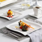 Eminent Bordenset – 6 persoons – 30 delig – Wit Keramisch – Serviesset – Ontbijtborden