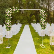 Metal Wedding Stand - Voor Bruiloften / Decoratie - Achtergrond- en Boogstandaard - Metaal / Wit