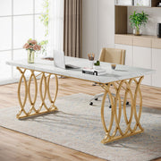 Computerbureau Nerita - Voor Kantoor of Thuiskantoor - Vergadertafel - Bureau - 160cm