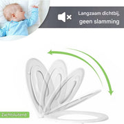 Toiletbril Vaylen - Softclose Toiletbril Wit met Snelsluiting - Duuroplastisch Antibacterieel Toiletdeksel