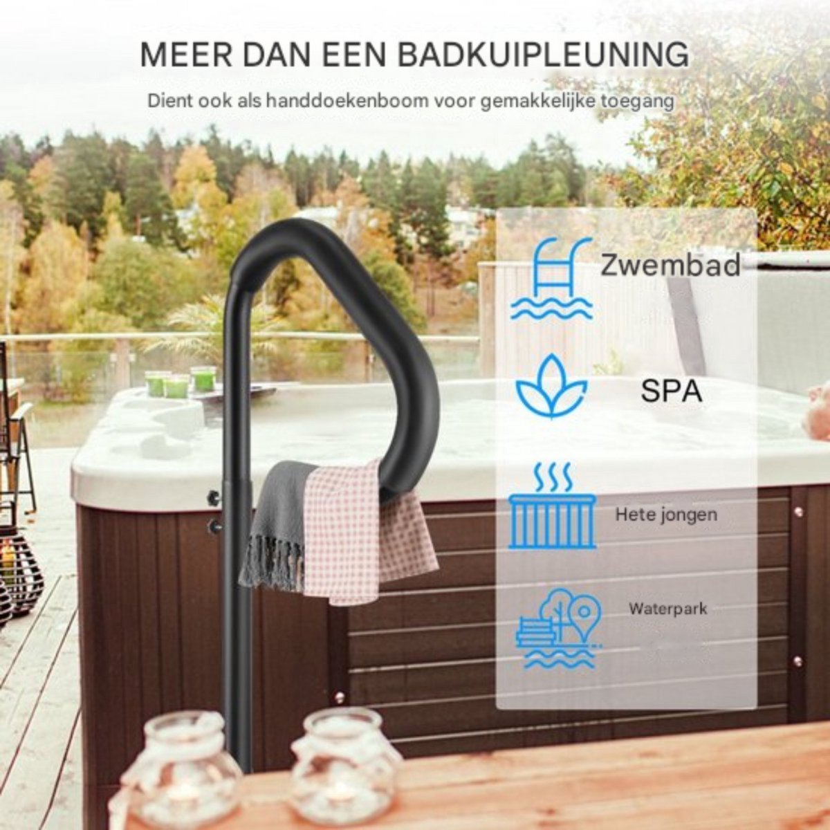Paniekstang - Uitgangsapparaat - Paniekslot deurschuif Mechanisme - voor deuren 76-91cm breed