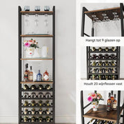 Hoge Consoletafel - Haltafel - 180cm - Wandtafel - Gang of woonkamer - Bruin