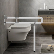 Toilet wandbeugel PRO - Opvouwbaar - Voor badkamer en toilet - Handgreep - 60cm - Steunbeugel met antislip - Ouderen- WC - 70cm