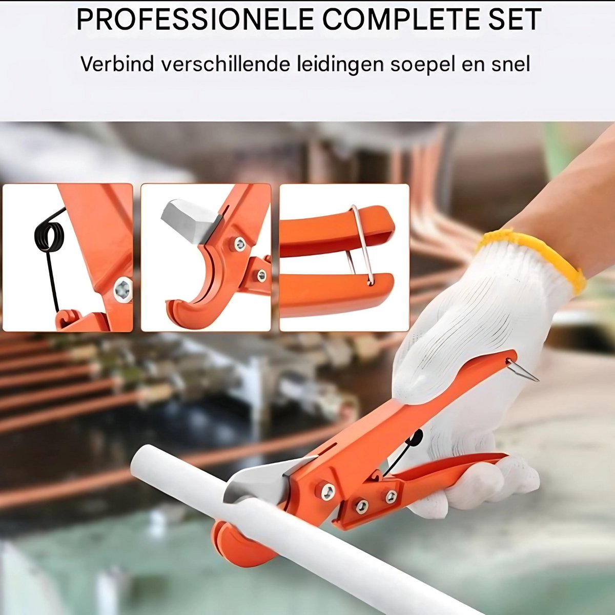 Buisexpander - Tube Expander - 0.5-2mm Wanddikte - 1.27/1.9/2.54cm