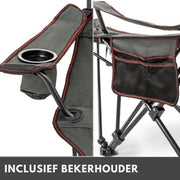 Verstelbare rugleuning - Opvouwbare ligbed - Campingstoel - Ligstoel
