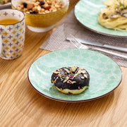 Empress Bordenset – Serviesset – Color 4 persoons – 16 delig – Kleurrijk Keramisch – Breakfast Plates – Grote inhoud