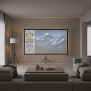 4K HD Projector Screen, Projectorscherm, Beamer Scherm, Beamer Doek - 60Inch