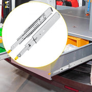 Ladegeleiders - Tot 225kg - 3-Voudige Ladelopers - Lade Rails van Koudgewalst Staal
