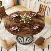 Ronde Eettafel Zurich - Voor 4 personen - 120cm - Voor Keuken of eetkamer - Hout