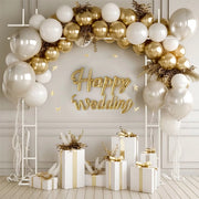 Witte rozenboog - 240cm - Bruiloft decoratie - Versiering - Backdrop frame - Multifunctioneel voor ceremonies en feesten