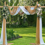 Bruiloft decoratie - Rozenboog - Buitenluifel - Versiering - Multifunctioneel voor ceremonies en feesten - Massief hout - 3x3 meter