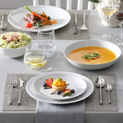 Majestic Dinerborden – Serviesset – 12 persoons – 24 delig – Wit Keramisch – Breakfast Plates – Stijlvol keramiek