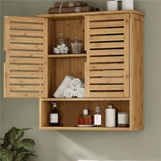 Bamboe Lavish - badkamerkast - Keukenkast - Wandgemonteerde badkamermeubel - Organizer