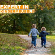 Bolt Edge Boekenkast - Voor speelkamer - Kinderkamer - Wit - Huisvorm - Hout