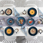 Serviesset Deluxe - 12 Persoons - Porselein - 48 Delig - Bordenset 12 persoons - Bordenset 48 delig - Turqoise