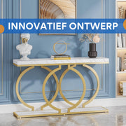 Consoletafel Giggs - Haltafel - 140cm - Wandtafel - Gang of woonkamer - Wit