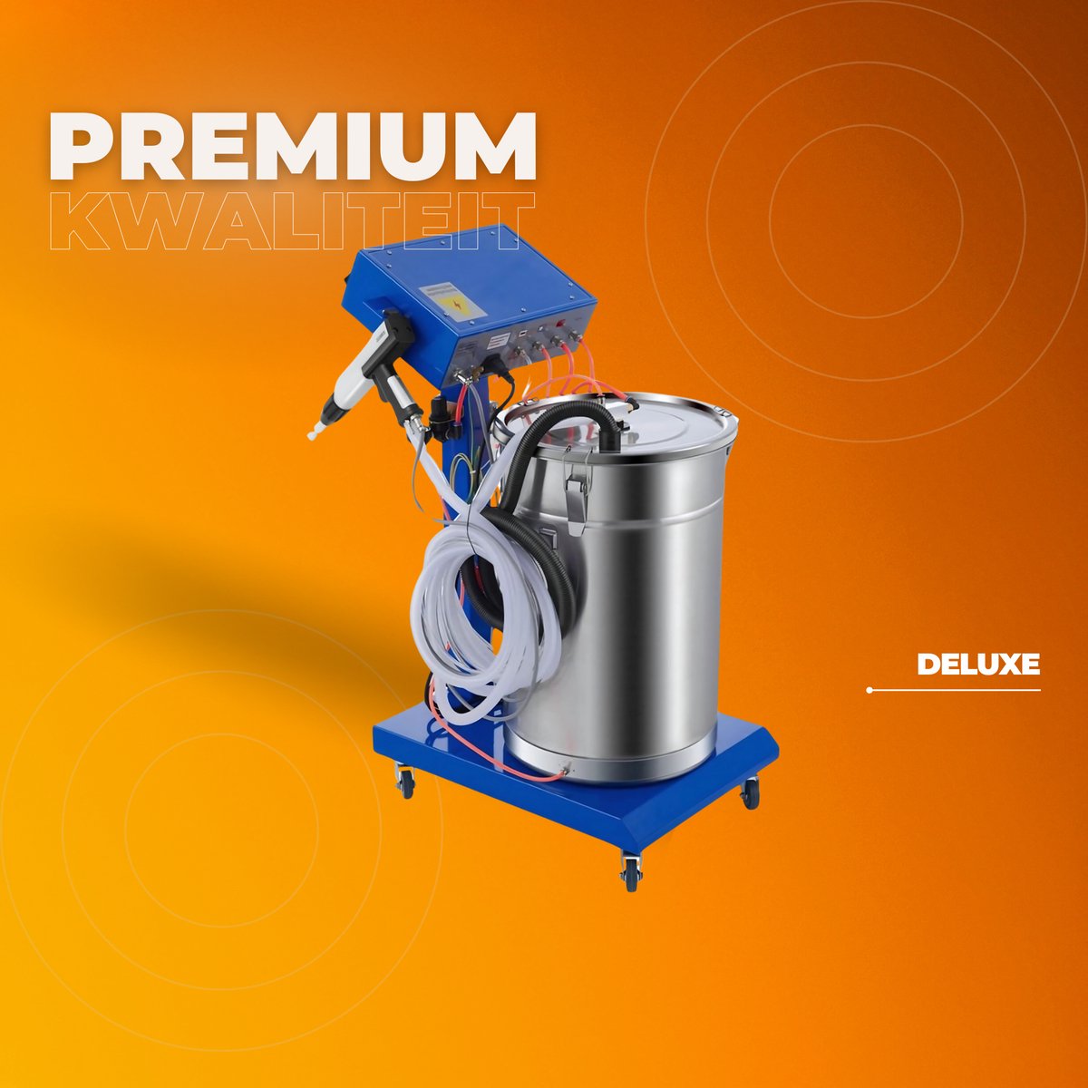 Verfspuiten elektrisch - 45L - Spuitpistool - Muurverf - 220V - Voor Poedercoating