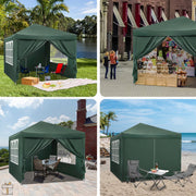 Partytent - Groen - Easy Up - Weerbestendig - Waterdicht - 3x3m