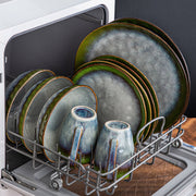 Azzuro Serviesset - 48 delig - 12 persoons - Durec groen - Dinerborden - Bordenset - Diepe borden - Ontbijtborden - Servies - Keukenservies
