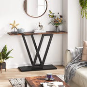 Consoletafel Giggs - Haltafel - 110cm - Wandtafel - Gang of woonkamer - Bruin