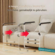 Opstahulp - Veligheidsgreep - Hulpmiddelen - Bed beugel - Bedsteun - Voor Ouderen & Zwangere Vrouwen - In Hoogte Verstelbare - Wit