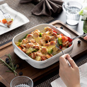 Exquisite Ovenschaal – Schaal – 1500ML – Marmer Look – Lasagne – Braadslede