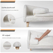 Luxe Kattenmand Cevila - Op poten - Kattenbed - Hondenmand - Hondenbank - Hondensofa - Hondenzetel - 70cm