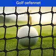 Golfoefennet - Chipping net - Golfaccessoires - Golf - 3x3m - Voor Indoor & Outdoor Training - Zwart