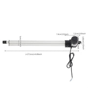 Lineaire actuator - Voor relaxfauteuils, tv-liften, massagetafels en elektrische banken - Krachtige en stille verstelling - Elektrisch met instelbare slaglengte
