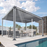 Transparant PVC zeildoek - Waterdicht - Dekzeil - Veranda - Overkapping - Wind - 200x250cm